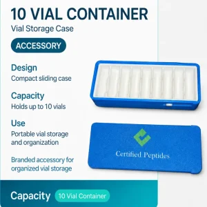 10 vial container from Certified Peptides