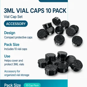 3mL vial caps from Certified Peptides