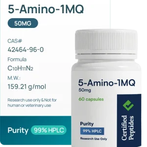 5-Amino-1MQ capsules from Certified Peptides