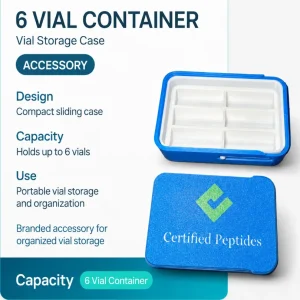 6 vial container from Certified Peptides