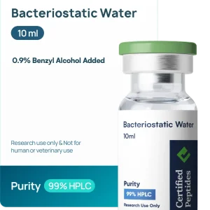 Bacteriostatic water 10mL from Certified Peptides