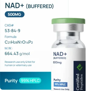 Buffered NAD+ 500mg from Certified Peptides