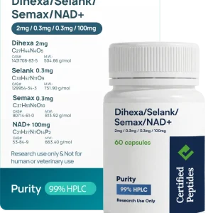 Dihexa Selank Semax capsules from Certified Peptides