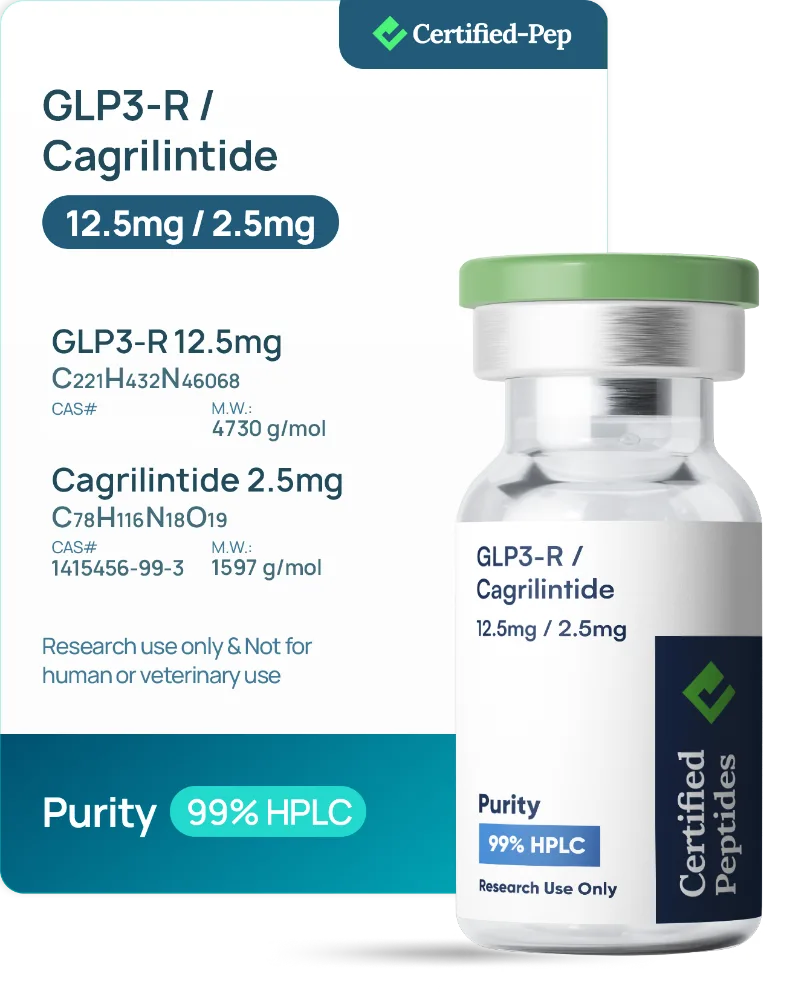 GLP3-R Cagri Blend 12.5mg/2.5mg 1 GLP3-R Cagri blend from Certified Peptides