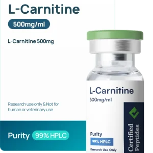 L-Carnitine 500mg/mL from Certified Peptides