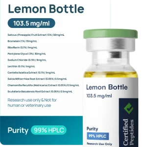 Lemon Bottle 103.5mg from Certified Peptides