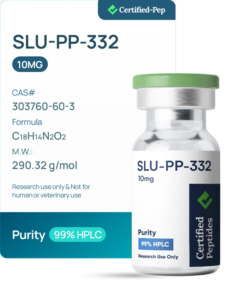 SLU-PP-332 10mg 1 SLU-PP-332 10mg from Certified Peptides