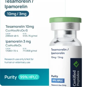 Tesamorelin Ipamorelin blend from Certified Peptides