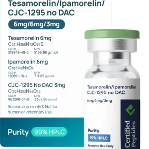 Tesamorelin Ipamorelin CJC-1295 blend from Certified Peptides